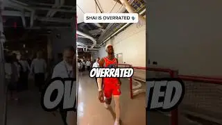 Is Shai Gilgeous-Alexander overrated? 🤔 #shorts #nba #okcthunder