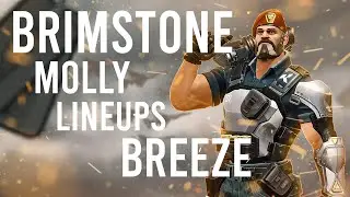 Best Brimstone Molly Lineups in Breeze| Breeze Guide | Post Plant Lineups #valorant #breeze #lineups