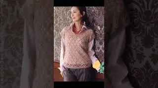 Жилет из японского журнала.🌹