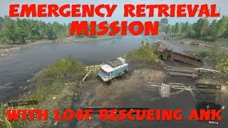 SnowRunner Emergency Retrieval Mission With Lo4f Rescuing ANK MK38
