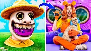 We Build a Tiny House! Zookeеpеr vs CatNap!