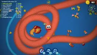🐍 I Became the BIGGEST WORM in History 😂 | EPIC Worms Zone.io Funny Moments! @HardikPlays0015