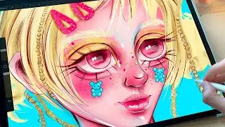 ASMR рисование на IPad