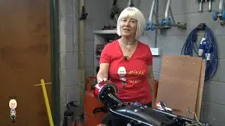Kawasaki KM90, fitting the lights - Part 25