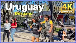 【4K】WALK  DURAZNO Uruguay 4k video UY Travel vlog