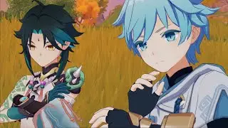 Diona makes special drinks for Xiao and Chongyun 🤭 | Genshin Impact Funny Moments