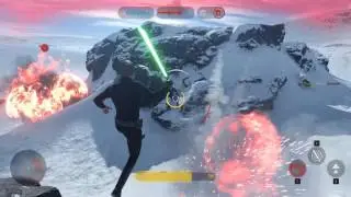 Star Wars Battlefront Luke Skywaler gameplay Max settings 1080P 60FPS