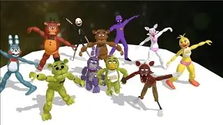 (FNAF x MMD) Help Me(Animatronic Version and purpure guy )