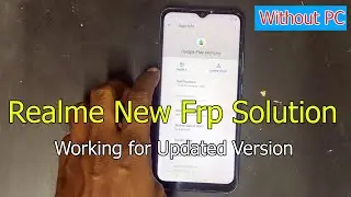 Realme New Frp Solution Working for Updated Version Without PC 2023 | realme c11 2021 frp bypass