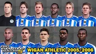 PES 2021 - PREVIEW FACEPACK WIGAN ATHLETIC 2005/2006
