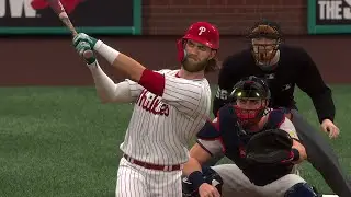 Philadelphia Phillies vs Atlanta Braves - MLB Today 9/1 Full Game Highlights - MLB The Show 24 Sim