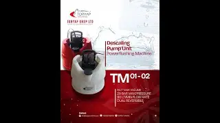 TORYAP GRUP TM02 TESİSAT YIKAMA MAKİNESİDESCALING PUMP UNIT