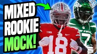 MIXED 2022-2024 Superflex Rookie Mock Draft | Dynasty Fantasy Football 2023