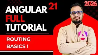 Angular 21 Tutorial in Hindi #39 | Routing Basics | Routes, RouterLink & Router-Outlet