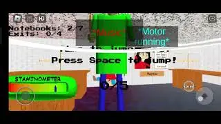 playing buggy game Baldi basics classic remastered recreation by @Darksky_27