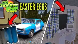 EASTER EGGS - INDEPENDENCE DAY - GHOSTS - MYSTERIOUS INSCRIPTION - My Summer Car 