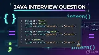 Java String Interview Question | String Comparison | Learn Java CodeWithMatin 