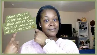 What Sold on Poshmark, Ebay, Depop, and Mercari the First 2 Weeks of January 2025! 💰 #reselling