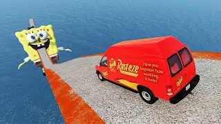 Epic High Speed Cars Jumps Crashes BeamNG Drive