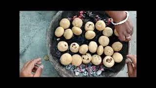Litti chokha आग पर पके हुए