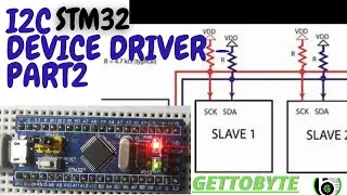 STM32 I2C device Driver Part 2 || Bare Metal || SCL ||SDA ||