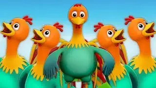 gallo dedo familia| niños cancione | Rooster Finger Family | Farmees Español | Canciones Infantiles