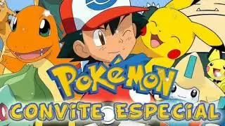 Convite animado pokémon