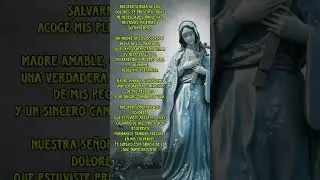 milagrosa oracion a la virgen de los dolores
