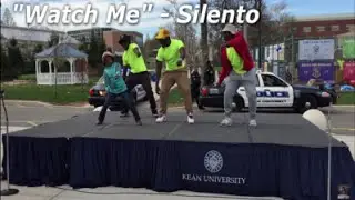 Little Girl Dances With ADM at Kean University | @MalikTheMartian