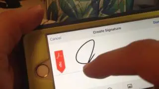 Signing a PDF document with Adobe Mobile