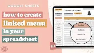 How to Create a Clickable Menu Bar in Google Sheets (Quick Links Tutorial)