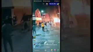Footage of the Leeds riots
