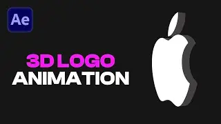 How to Create 3D LOGO Animation in After Effects | NO PLUGINS
