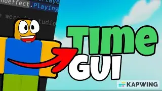 😱How To Make A SERVER TIME GUI In ROBLOX STUDIO!