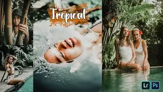 Color Grading Presets - Moody Tropical Bali Color Grading Tutorial - Free Preset