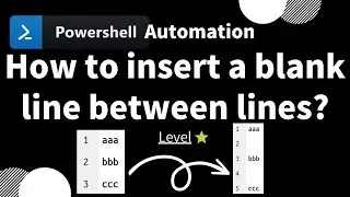 【 PowerShell one-line tips】How to insert a blank line between lines? (Level 1)