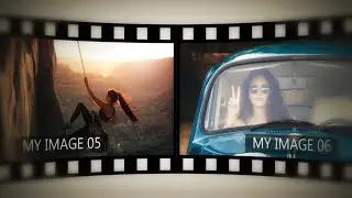 Template Curved Film Slide / Sony Vegas Pro