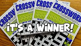 Crossword lottery scratch off winner on viewer tickets from Oklahoma ￼￼￼!