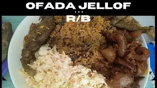 HOW TO MAKE OFADA JELLOF RICE AND BEANS WITH( KPOMO)