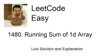 1480. Running Sum of 1d Array (python) (Leetcode Easy)