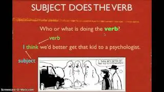 What is the Subject of a Sentence?
