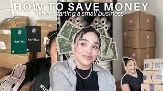 WAYS TO SAVE MONEY WHEN STARTING A SMALL BUSINESS // On supplies, packaging, inventory pieces + more