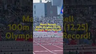 Women’s 100m Hurdles Final 2024 U.S. Olympic Trials #trackandfield #athletics #hurdles Masai Russell
