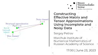 Sergey Petrov – Constructing effective tensor approximations using incomplete and noisy data