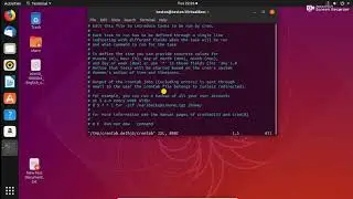 CRONTAB COMMANDS EXPLAIN PART_1 in TAMIL 
