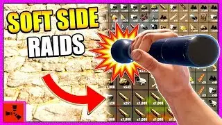 Rust FLASHLIGHT RAID?! - Soft Side ECO RAIDING RiCH Noobs = DESPAWN LOOT (Vanilla PvP Raids)