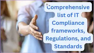 Understanding IT Compliance: Regulations, Standards, and Best Practices  Security+, CISSP, CISM