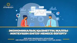 Экономикалық қызметтің жалпы жіктеуішін енгізу немесе өзгерту