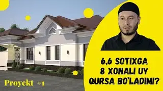 Qishloq Sharoiti Uchun Zamonaviy Uy Proyekti