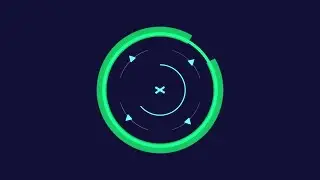 Intro Circle animation with particles Adobe After Effect CC 2020